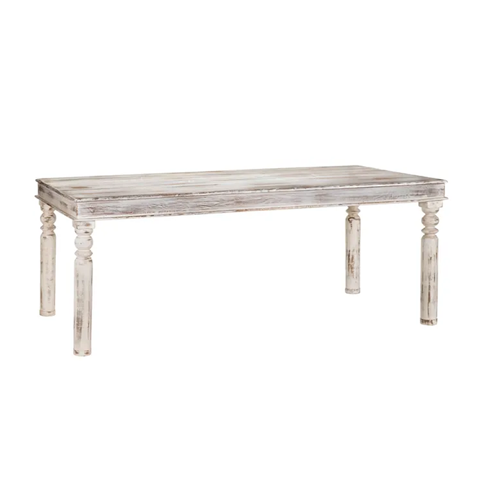 Mesa de comedor madera y hierro 179x92x76 - AGOKO