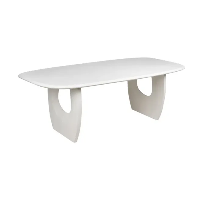 Mesa de comedor de madera Vanja 220x110x76 cm con diseño clásico y elegante